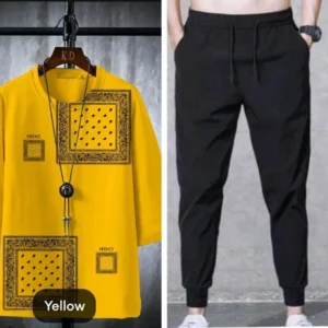 2 Pcs Men's Micro Interlock Graphic Sublimation Track Suit