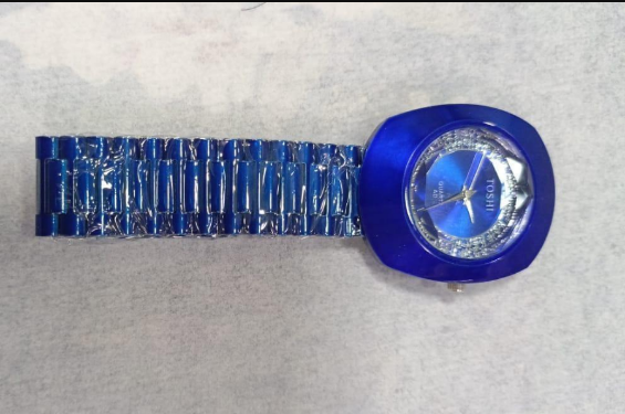 Stainless Steel Watch Blue