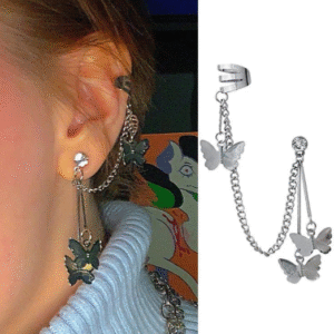 Gold Plated Alloy Hoops for Women with 3.5 cm Size Silver