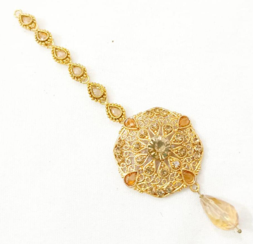 Casting Bindiya for Women with Unique Design and Adjustable Size Golden