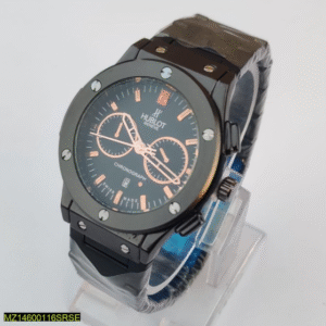 Men's Quartz Round Dial Watch 42mm Stainless Steel