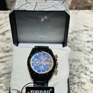 Stainless Steel Quartz Watch Round Dial 37mm Silver