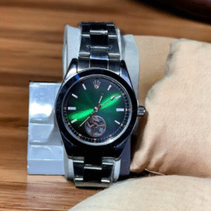 Stainless Steel Quartz Watch Round Dial 37mm Silver