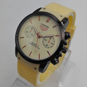 Men's Stainless Steel Analogue Watch Yellow
