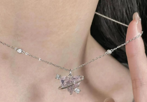 Silver Plated Alloy Necklace for Unisex with Adjustable Design Silver