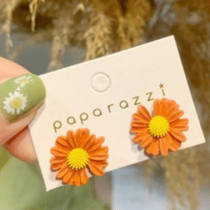 Alloy Earrings for Women with Minimal Chic Design Golden