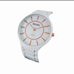 Stainless Steel Round Quartz Water Resistant Watch 32mm