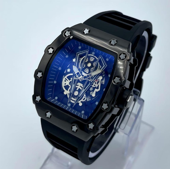 Stainless Steel Square Quartz Water Resistant Watch