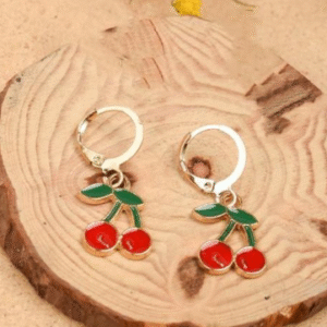 Alloy Earrings for Women with Golden Artificial Stones Golden