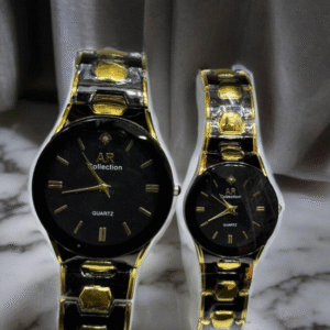 Stainless Steel Watch Black And Golden