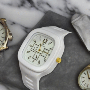 Rubber Strap Watch Black