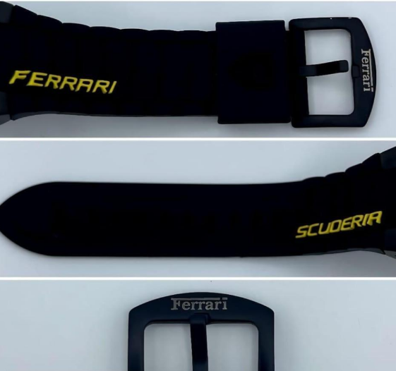 Stainless Steel & Rubber Quartz Wrist Watch – 35mm Dial