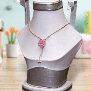 Metal Heart Locket Set for Women with Unique Design Multicolor