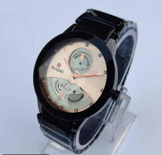 Stainless Steel Quartz Wrist Watch – 35mm Round Dial