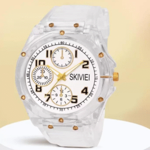 LED Transparent Watch White