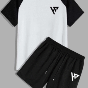 2 Piece Printed Micro Track Suit White