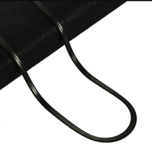 Snake Design Chain for Unisex with Adjustable Fit Black