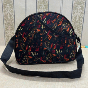 Unisex Baby Accessories Bag with Zipper Pocket and 2 Outer Compartments Multicolor