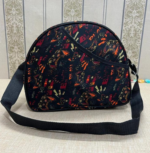 Unisex Baby Accessories Bag with Zipper Pocket and 2 Outer Compartments Multicolor