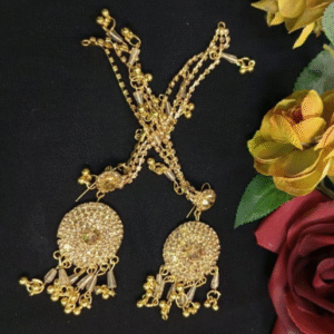 Copper Adjustable Earrings for Women Golden