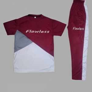 2 Piece Trendy Micro Fabric Summer Set Maroon