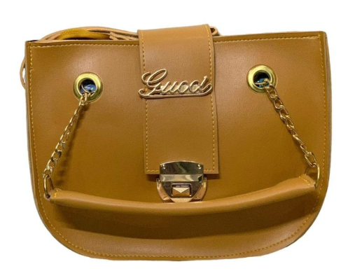 Rexine Shoulder Bag for Women with Magnetic Closure and Adjustable Strap Multicolor