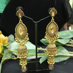 Copper Adjustable Earrings for Women Golden