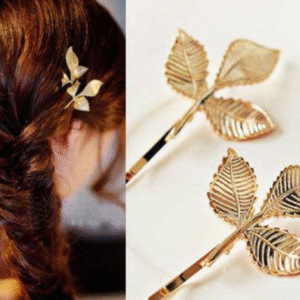 Golden Plated Alloy Pin Set for Women in Western and Korean Style Golden