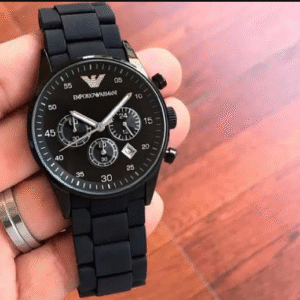 Stainless Steel Chain Strap Round Watch Black, Blue, Brown, Grey