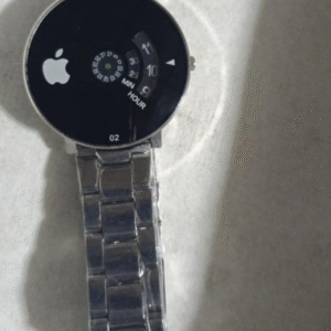 Stainless Steel Round Quartz Wrist Watch