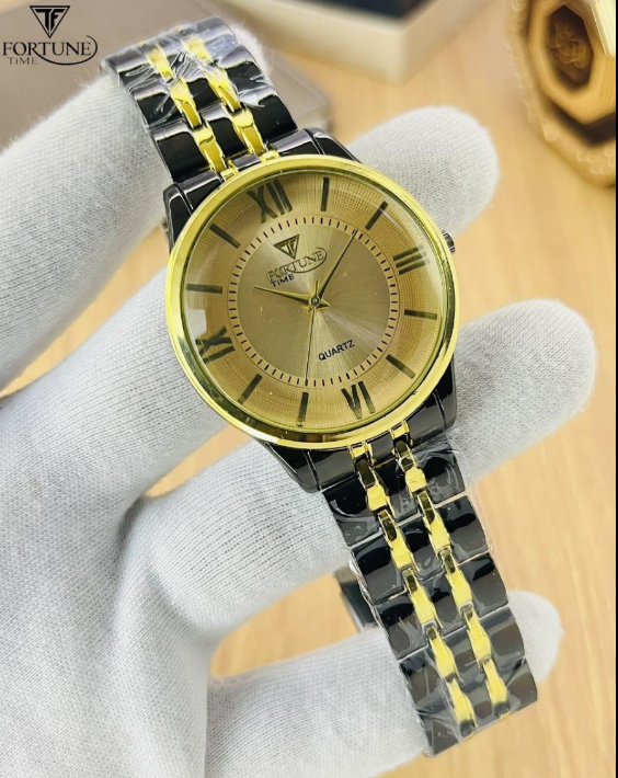 Women's Stainless Steel Chain Watch Rose Gold Golden