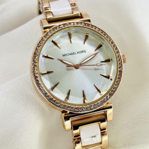 Women's Stainless Steel Chain Watch White Blue