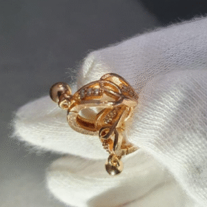 Metal Earrings for Women with Unique and Easy-To-Wear Design Golden