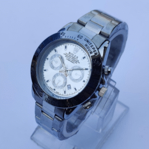 Men's Stainless Steel Round Analogue Watch