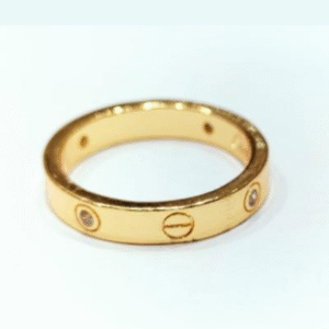 Alloy Ring Set for Women with Stylish Finish Gold