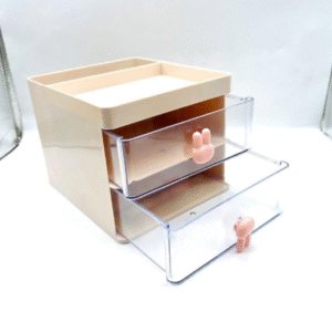 Plastic Jewelry Organizer for Women in Standard Size White