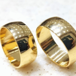 Alloy Ring Set for Women with Chic Design Gold