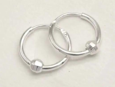 Sterling Silver Earrings for Women with Lightweight Design Silver