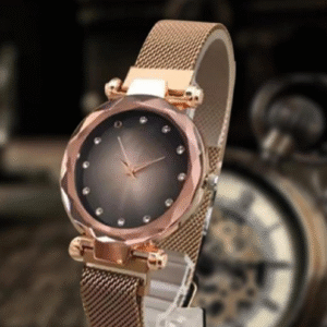 Women's Stainless Steel Chain Watch Rose Gold