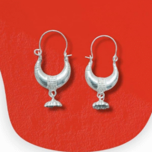 Silver Earrings for Women with Modern Design Silver