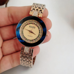 Women's Stainless Steel Chain Strap Analogue Watch White Grey