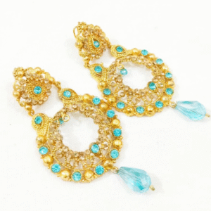 Casting Earrings for Women with Elegant Minimalist Look Turquoise