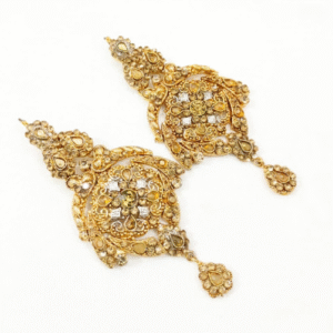 Casting Earrings for Women with Classic Golden Color