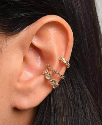 Antique Plated Alloy Earring for Women with Beaded Design Golden Blue Black Green Maroon