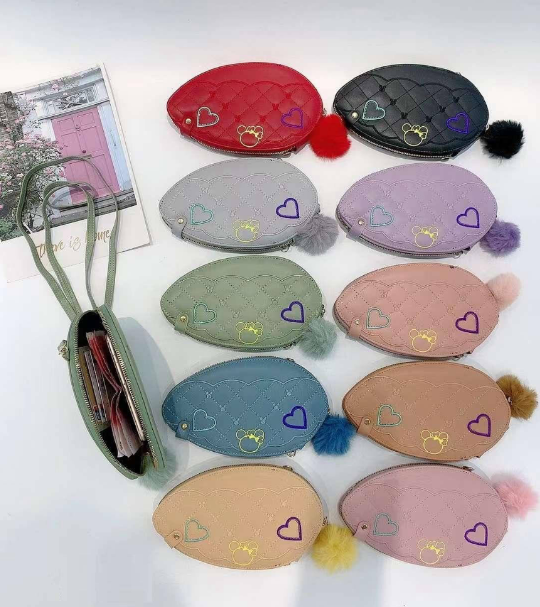 PU Leather Printed and Embroidered Crossbody Purse with Adjustable Belt for Women Blue Olive Green Pink Brown Black Purple Peach Yellow Red Grey