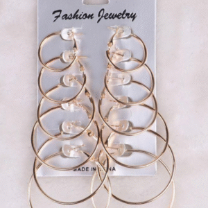 Alloy Hoops for Women with Stylish Lightweight Design Gold