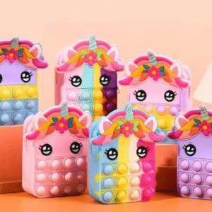 Plastic Crossbody Bag for Girls with Plain Design Casual Style Multicolor