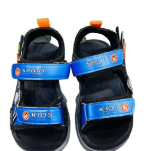 100% Pure Rubber Casual Sandals for Men with Durable Rubber Sole Blue
