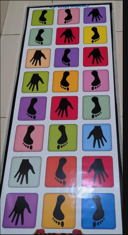 Plastic Playing Mat for Kids with Large Size 60x24 Inches Multicolor