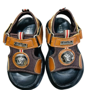 Printed Rubber Casual Sandals for Kids with All Season Wear Multicolor